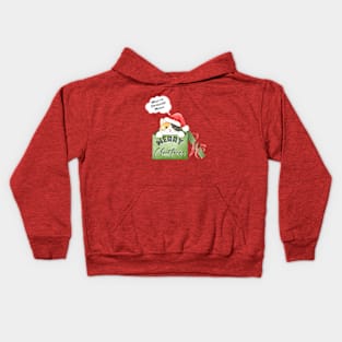 Meaw-ry Christmas! Kids Hoodie